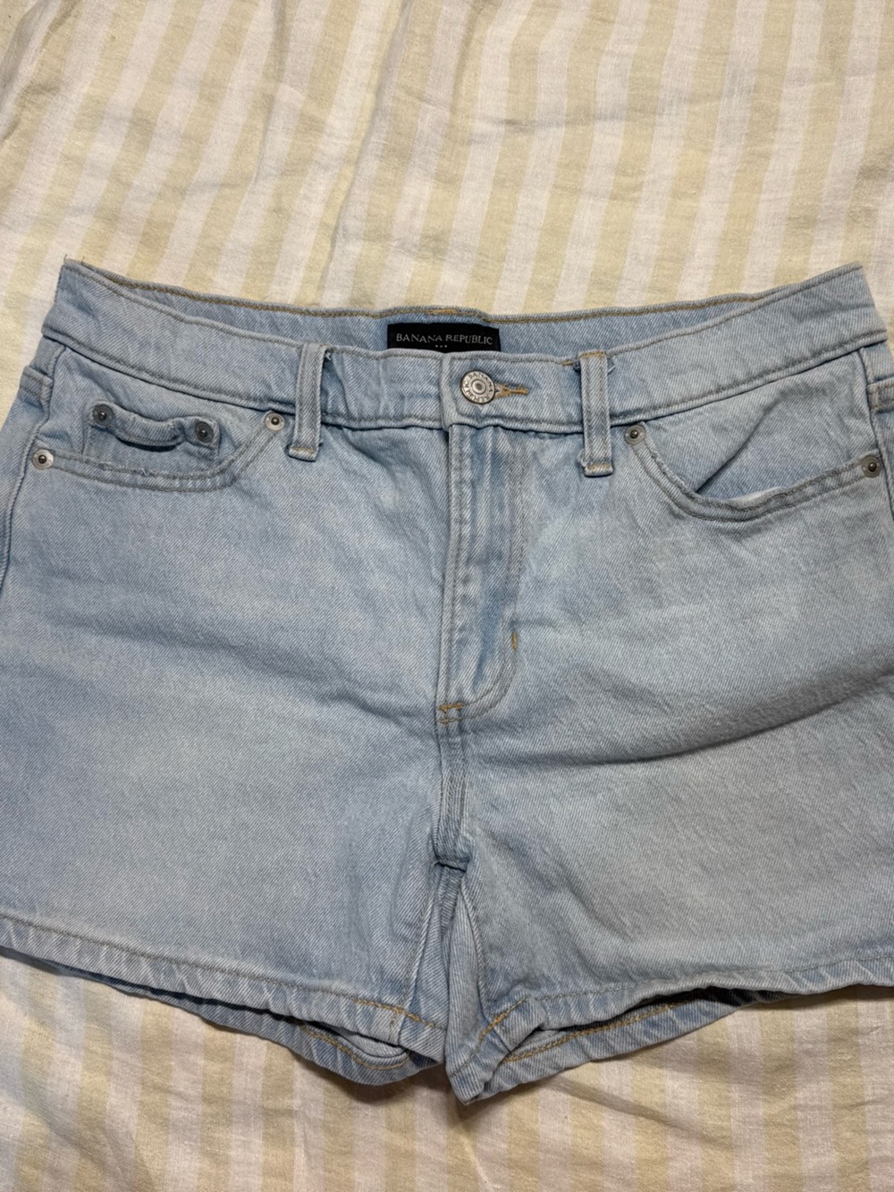 Banana Republic light wash denim shorts